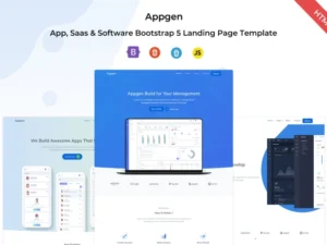 appgen-app-saas-software-bootstrap-template-2