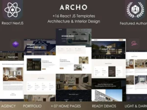 archo-react-architecture-interior-template