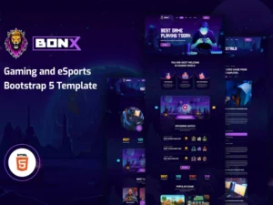 bonx-gaming-website-template-html-version