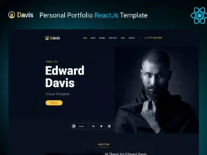 davis-personal-portfolio-reactjs-template-2