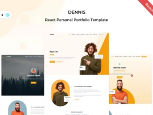 dennis-react-personal-portfolio-template-2