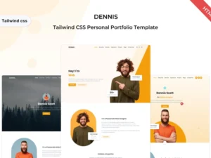 dennis-tailwind-css-personal-portfolio-template-2