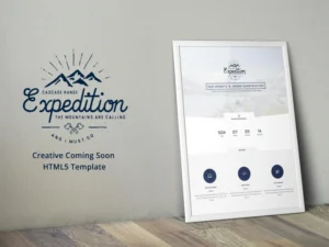 expedition-creative-coming-soon-html5-template