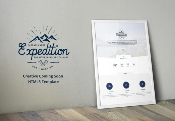 expedition-creative-coming-soon-html5-template