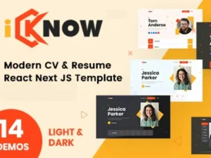 iknow-personal-portfolio-react-nextjs-template