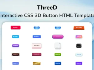 interactive-css-3d-button-html-template-threed