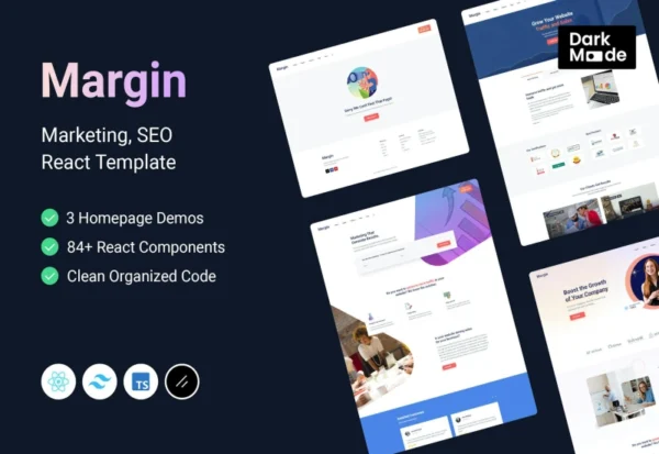 margin-marketing-seo-react-tailwindcss-template