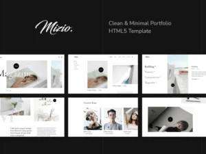 mizio-clean-minimal-portfolio-html5-template