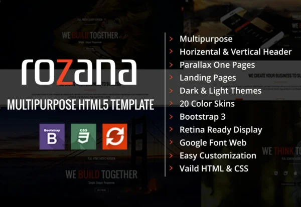 rozana-multipurpose-one-page-parallax