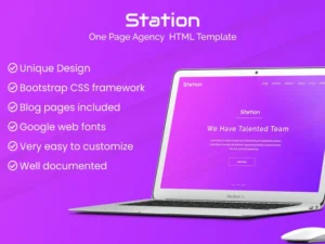 station-agency-html-template