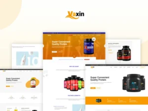 vaxin-health-supplement-medicine-html-template