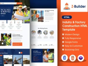 z-builder-construction-elementor-html-template